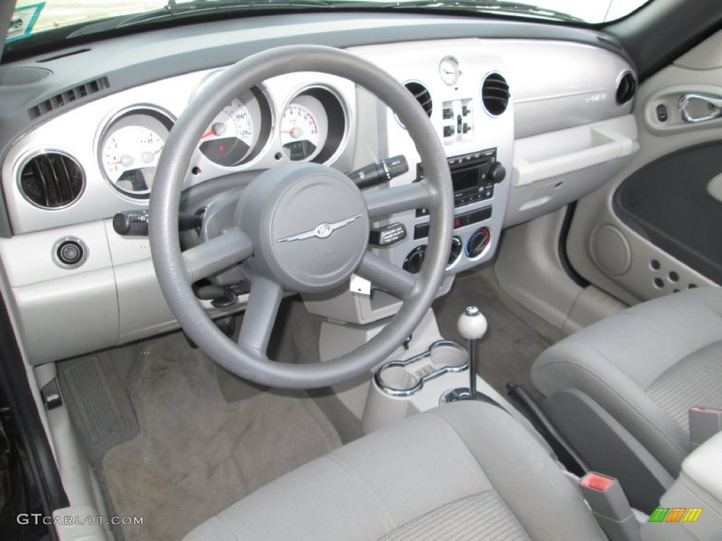 2007 PT Cruiser Convertible - Black / Pastel Slate Gray photo #25