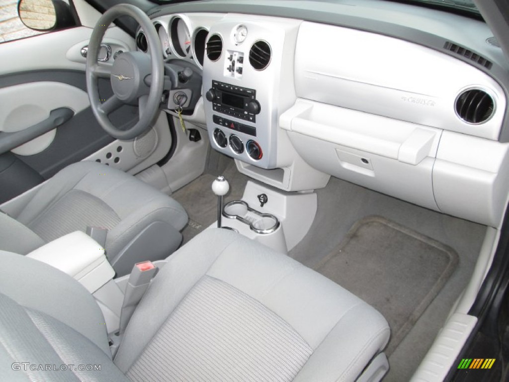 2007 PT Cruiser Convertible - Black / Pastel Slate Gray photo #26