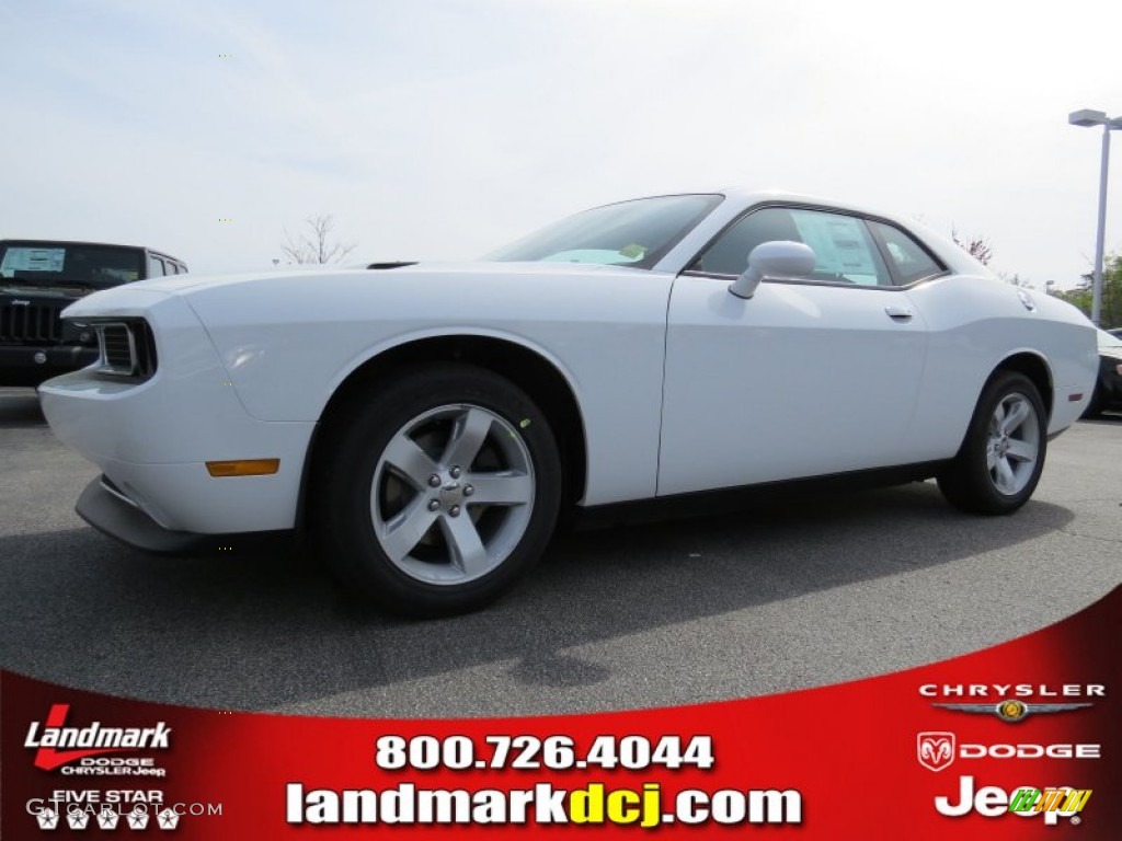 2014 Challenger SXT - Bright White / Dark Slate Gray photo #1