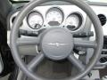 2007 Chrysler PT Cruiser Pastel Slate Gray Interior Steering Wheel Photo