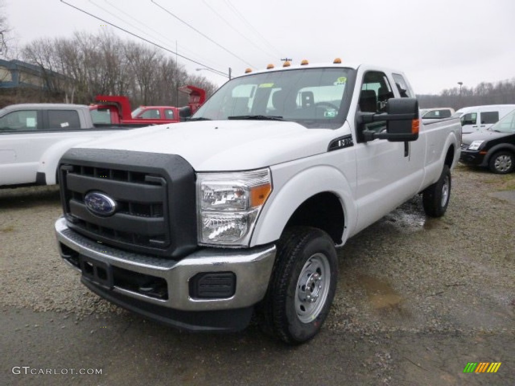 Oxford White 2015 Ford F350 Super Duty XL Super Cab 4x4 Exterior Photo #92444149