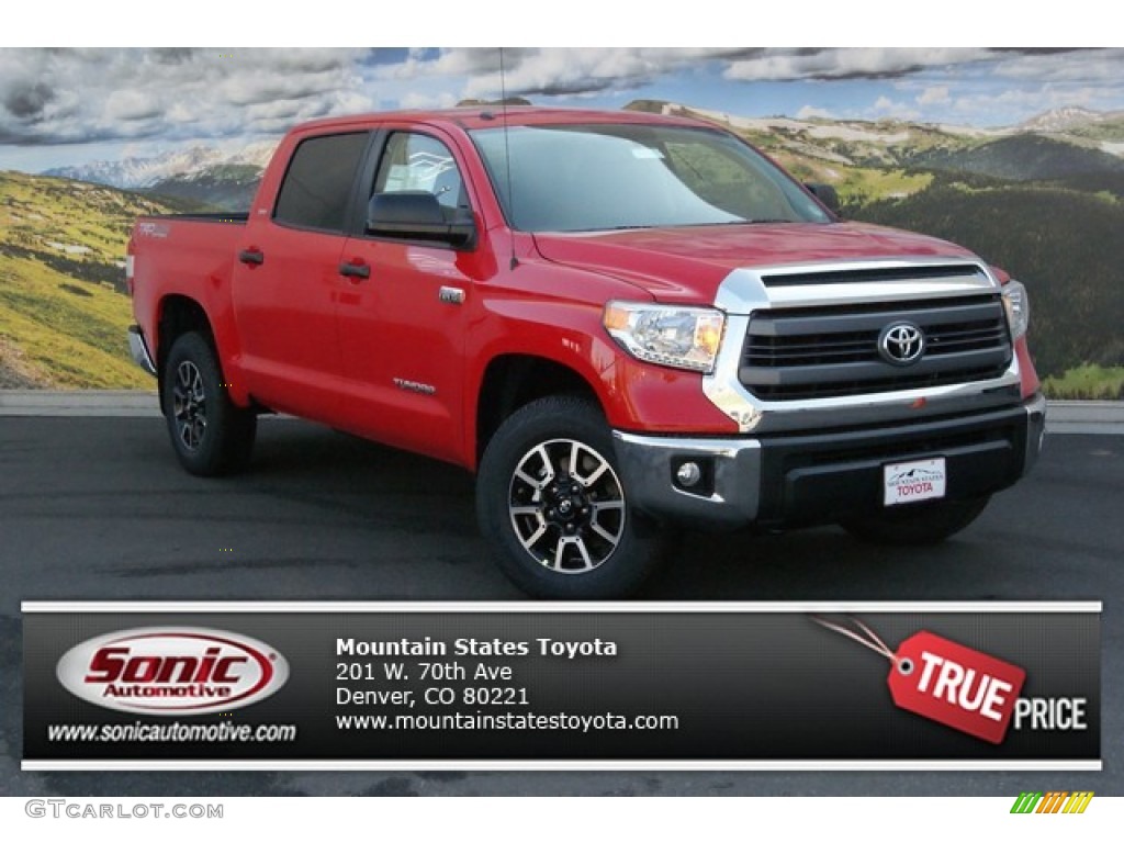 Radiant Red Toyota Tundra