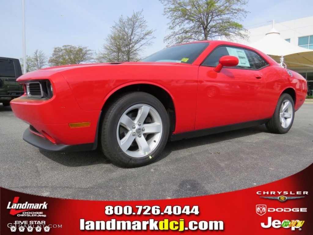 2014 Challenger SXT - TorRed / Dark Slate Gray photo #1