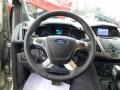 Charcoal Black 2014 Ford Transit Connect XLT Wagon Steering Wheel