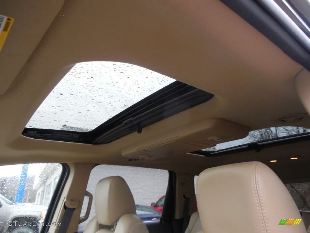 2011 Traverse LTZ AWD - Steel Green Metallic / Cashmere/Ebony photo #11