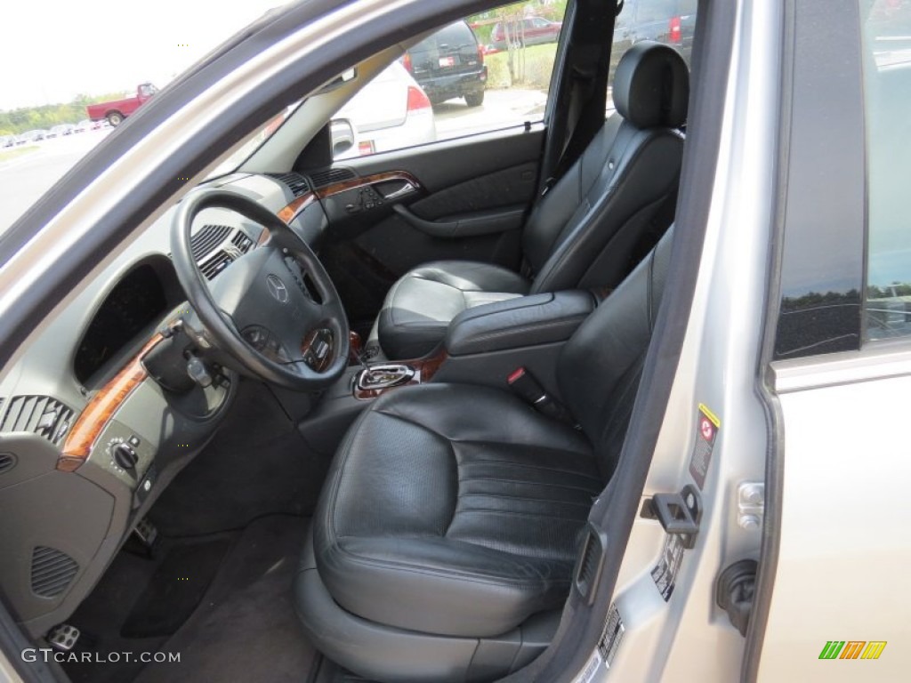 2004 S 55 AMG Sedan - Brilliant Silver Metallic / Black photo #7