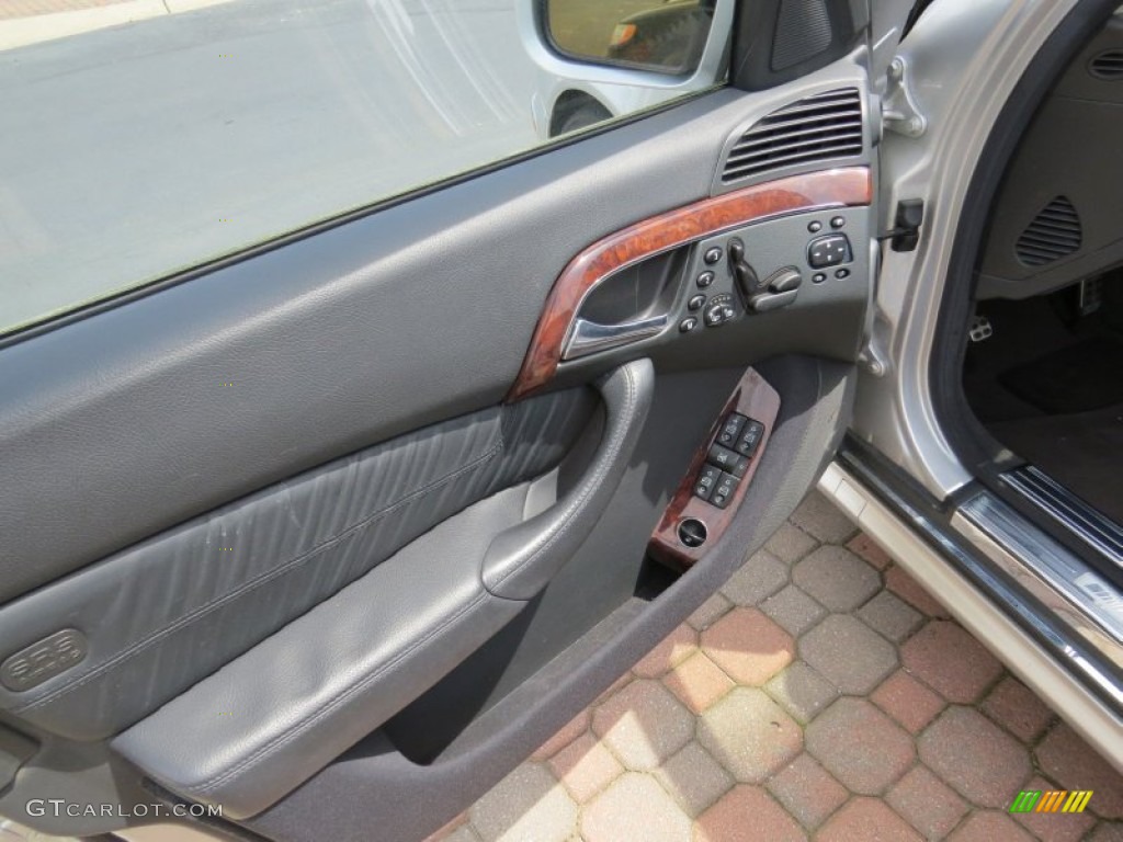2004 S 55 AMG Sedan - Brilliant Silver Metallic / Black photo #8