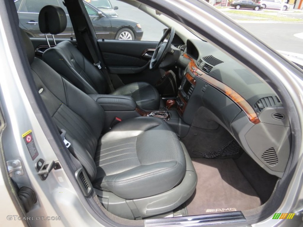 2004 S 55 AMG Sedan - Brilliant Silver Metallic / Black photo #14
