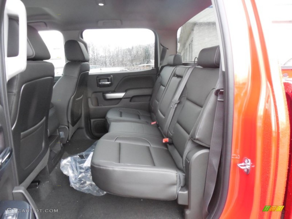 2015 Chevrolet Silverado 3500HD LT Crew Cab 4x4 Rear Seat Photo #92450980