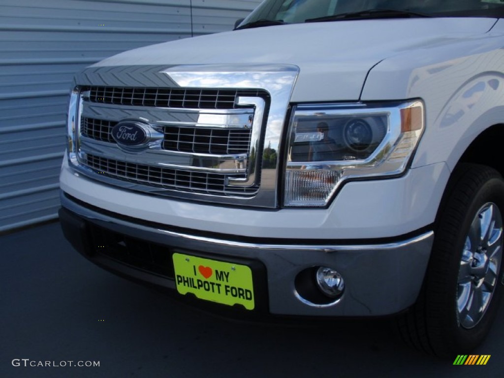 2014 F150 XLT SuperCrew - Oxford White / Steel Grey photo #11