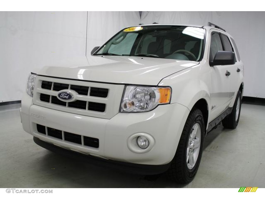2009 Escape Hybrid - Oxford White / Stone photo #2