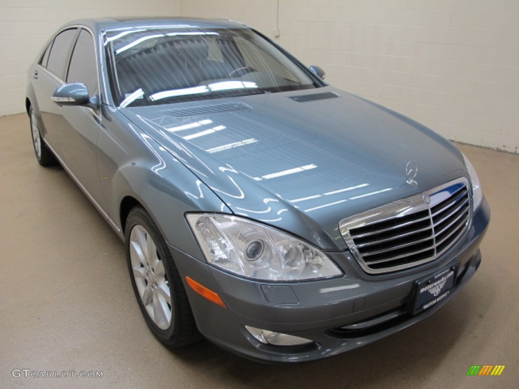 2008 S 550 4Matic Sedan - Andorite Gray Metallic / Grey/Dark Grey photo #1