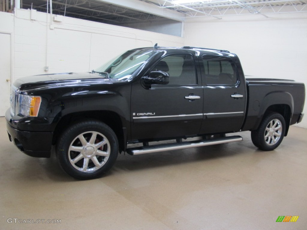 2007 Sierra 1500 Denali Crew Cab 4WD - Onyx Black / Ebony Black photo #5