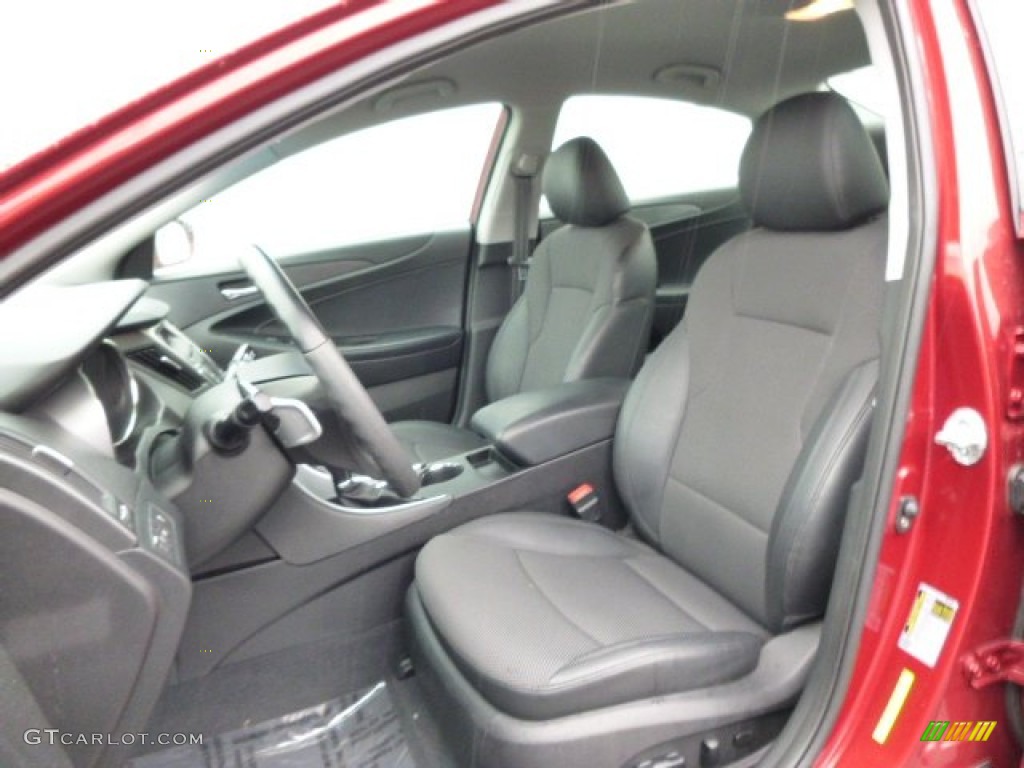2011 Sonata SE - Venetian Red / Black photo #10