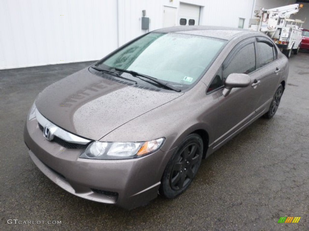 Urban Titanium Metallic 2009 Honda Civic LX Sedan Exterior Photo #92459722