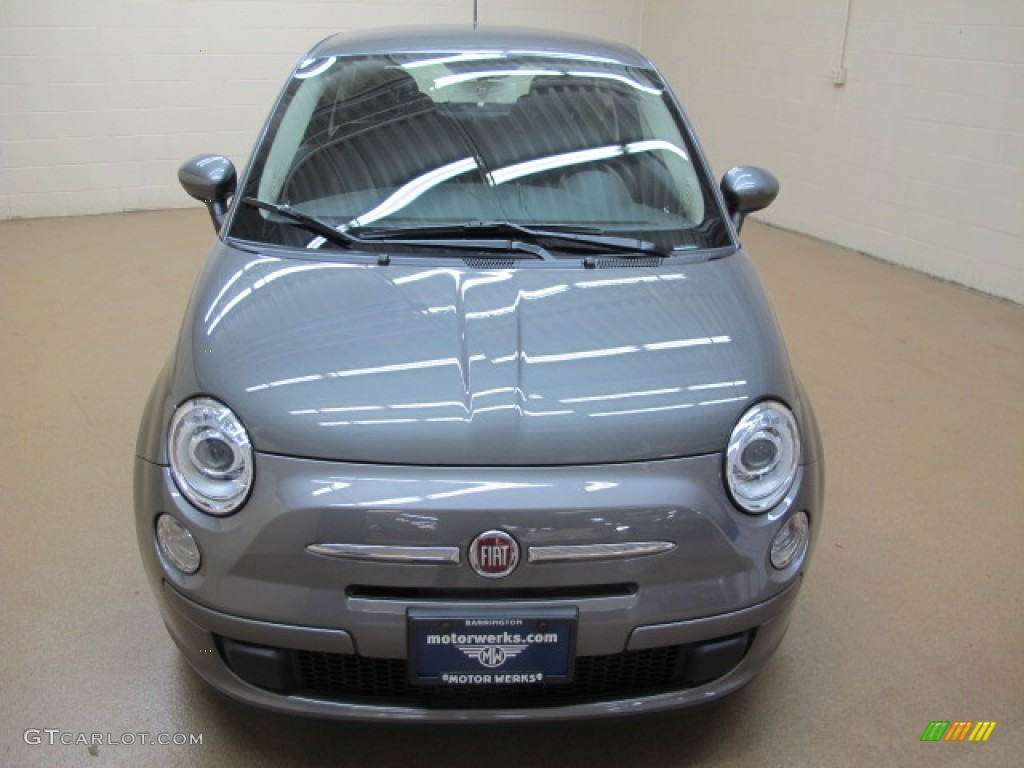 2012 500 Pop - Grigio (Grey) / Tessuto Grigio/Nero (Grey/Black) photo #2