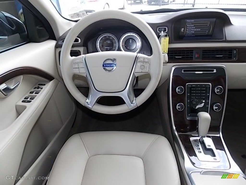 2012 Volvo S80 3.2 Sandstone Beige Dashboard Photo #92459788