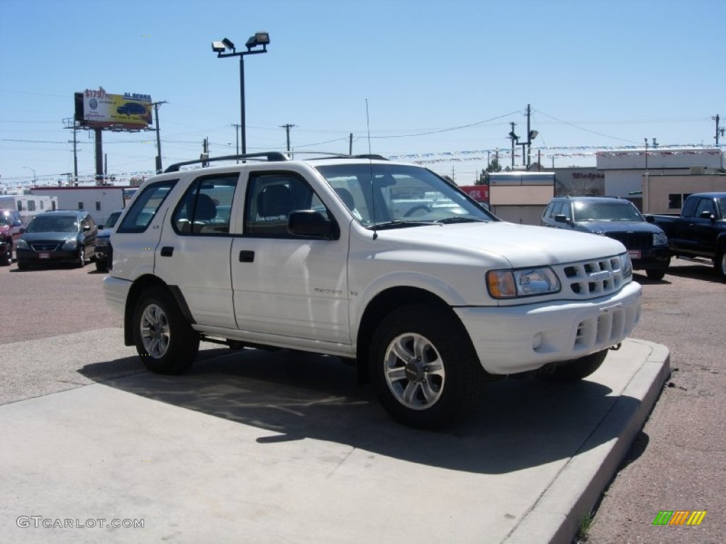 2000 Rodeo LS 4WD - Alpine White / Beige photo #16