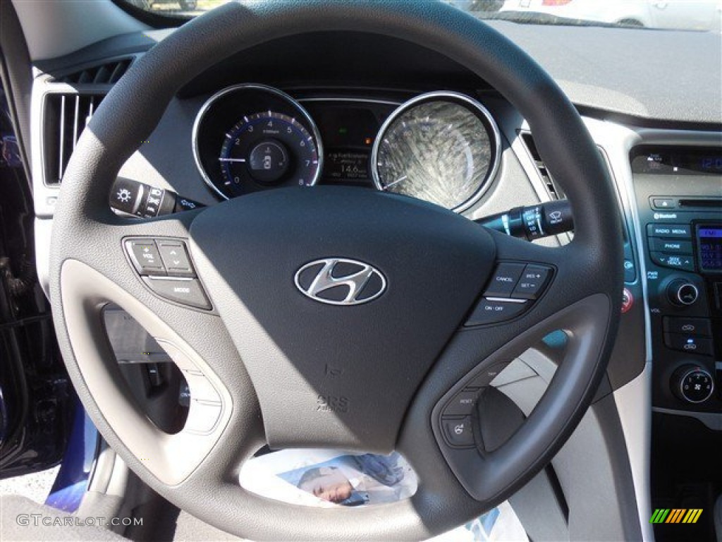 2014 Sonata GLS - Indigo Blue Pearl / Gray photo #19