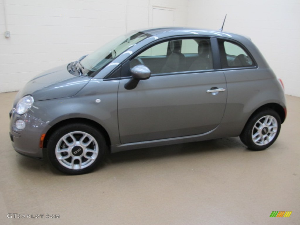 2012 500 Pop - Grigio (Grey) / Tessuto Grigio/Nero (Grey/Black) photo #5