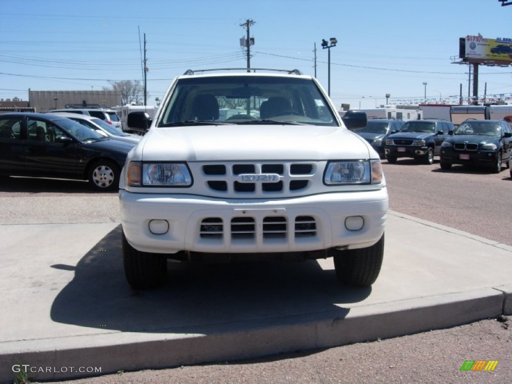 2000 Rodeo LS 4WD - Alpine White / Beige photo #17