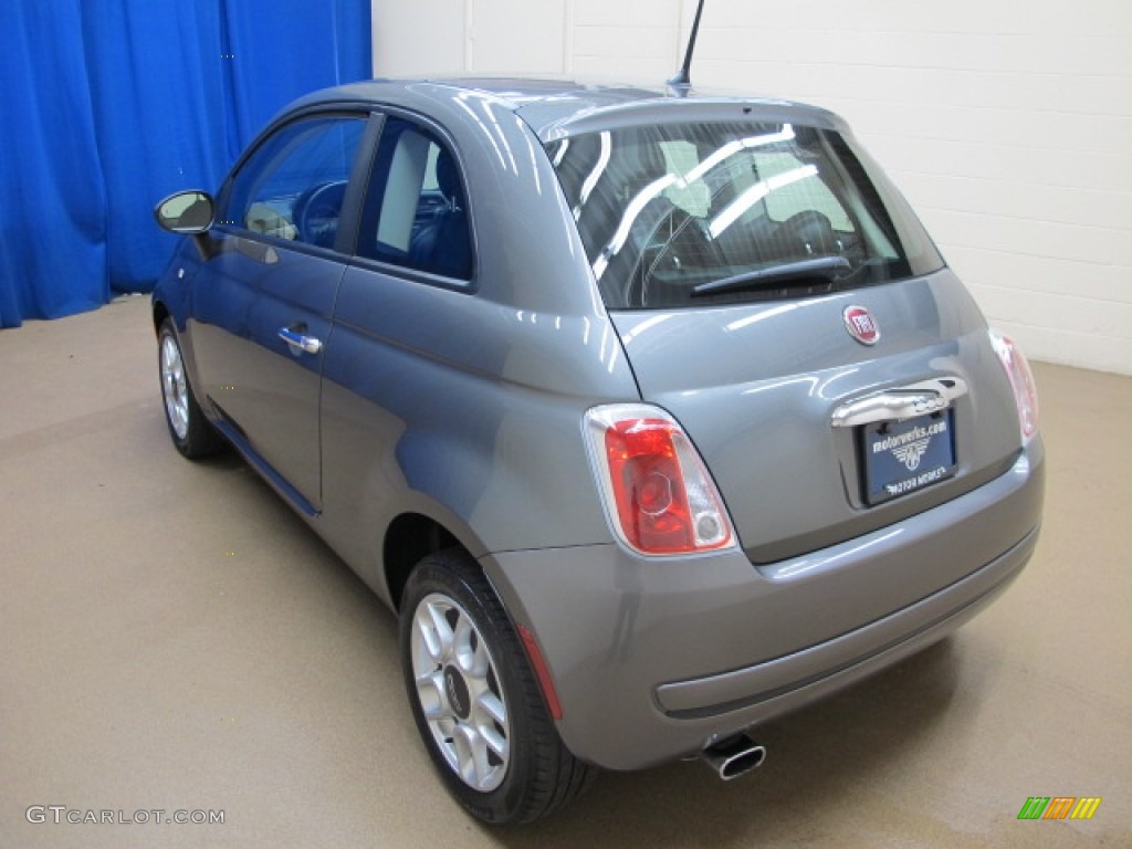 2012 500 Pop - Grigio (Grey) / Tessuto Grigio/Nero (Grey/Black) photo #6