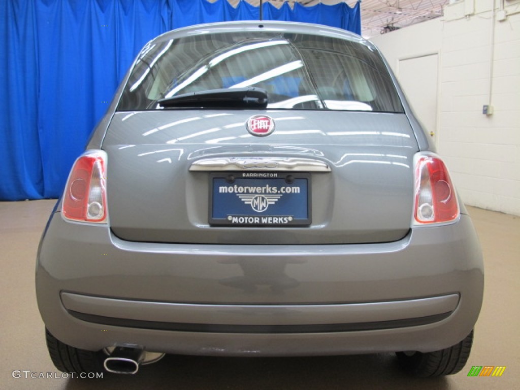 2012 500 Pop - Grigio (Grey) / Tessuto Grigio/Nero (Grey/Black) photo #7