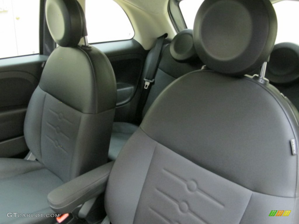 2012 500 Pop - Grigio (Grey) / Tessuto Grigio/Nero (Grey/Black) photo #12