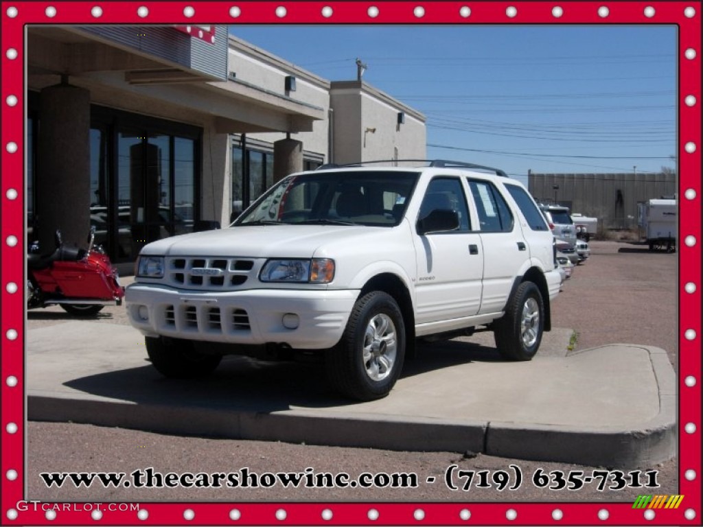 2000 Rodeo LS 4WD - Alpine White / Beige photo #25