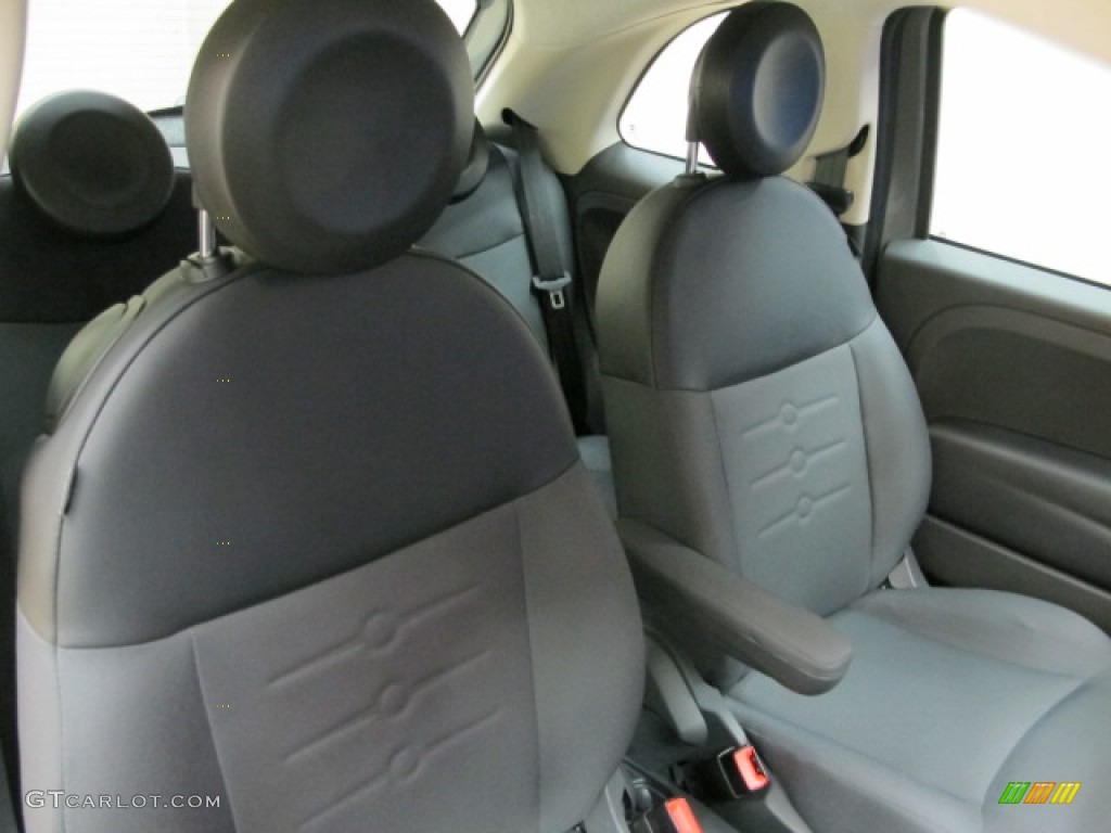2012 500 Pop - Grigio (Grey) / Tessuto Grigio/Nero (Grey/Black) photo #16