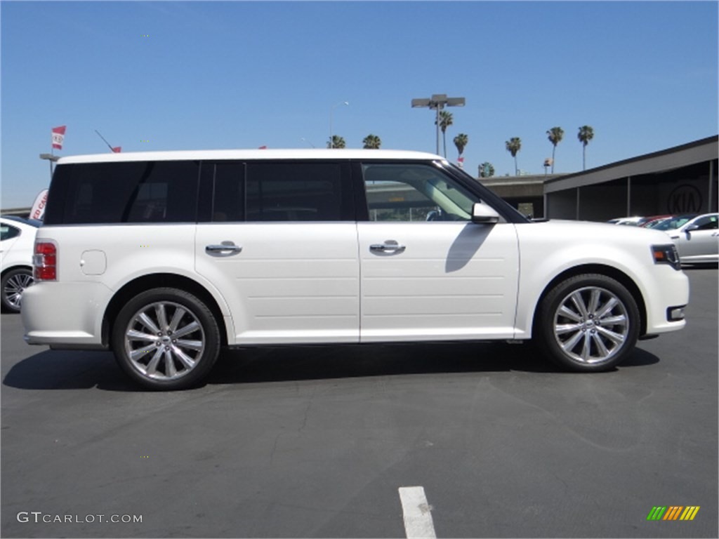 2013 Flex Limited AWD - White Platinum Metallic Tri-Coat / Dune photo #2