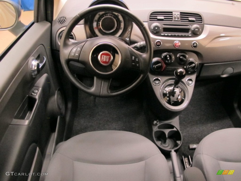 2012 500 Pop - Grigio (Grey) / Tessuto Grigio/Nero (Grey/Black) photo #17