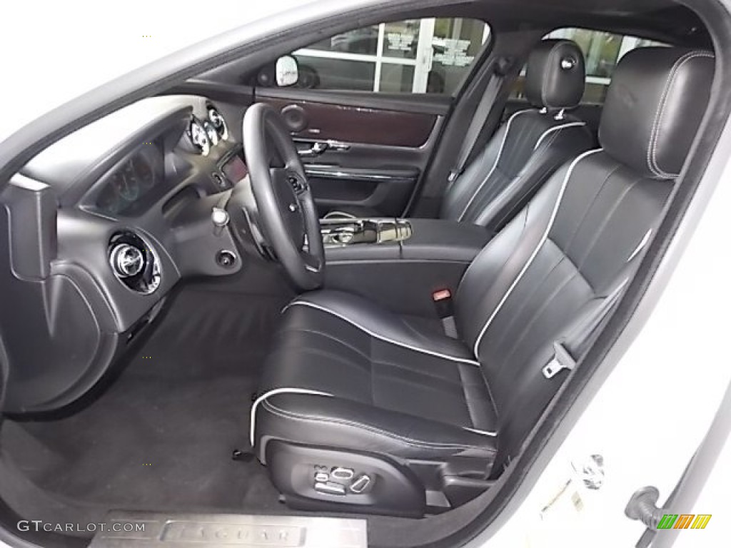 2013 Jaguar XJ XJL Supercharged Front Seat Photo #92460742