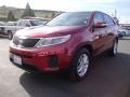 2014 Remington Red Kia Sorento LX  photo #3