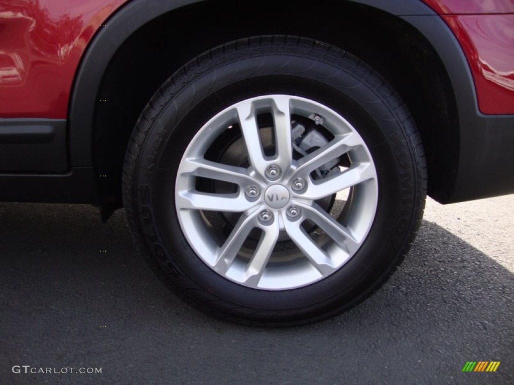 2014 Sorento LX - Remington Red / Black photo #26