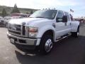 Oxford White - F450 Super Duty Lariat Crew Cab 4x4 Dually Photo No. 3