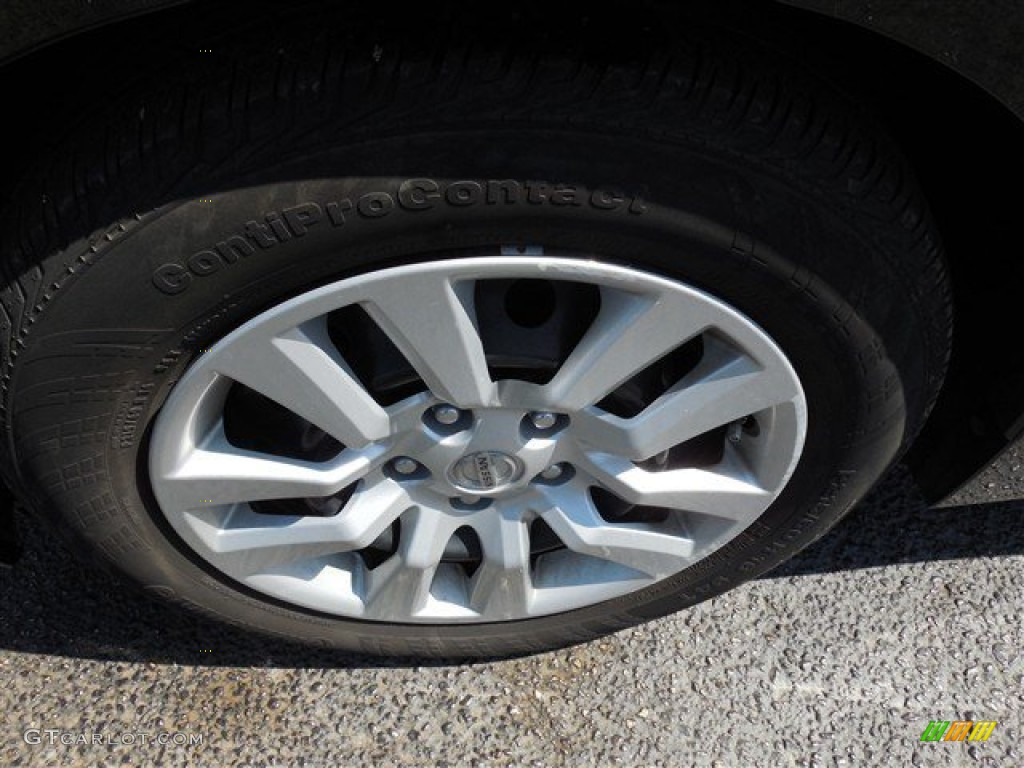 2013 Altima 2.5 S - Super Black / Charcoal photo #5