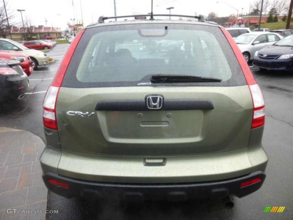 2008 CR-V LX 4WD - Green Tea Metallic / Ivory photo #6
