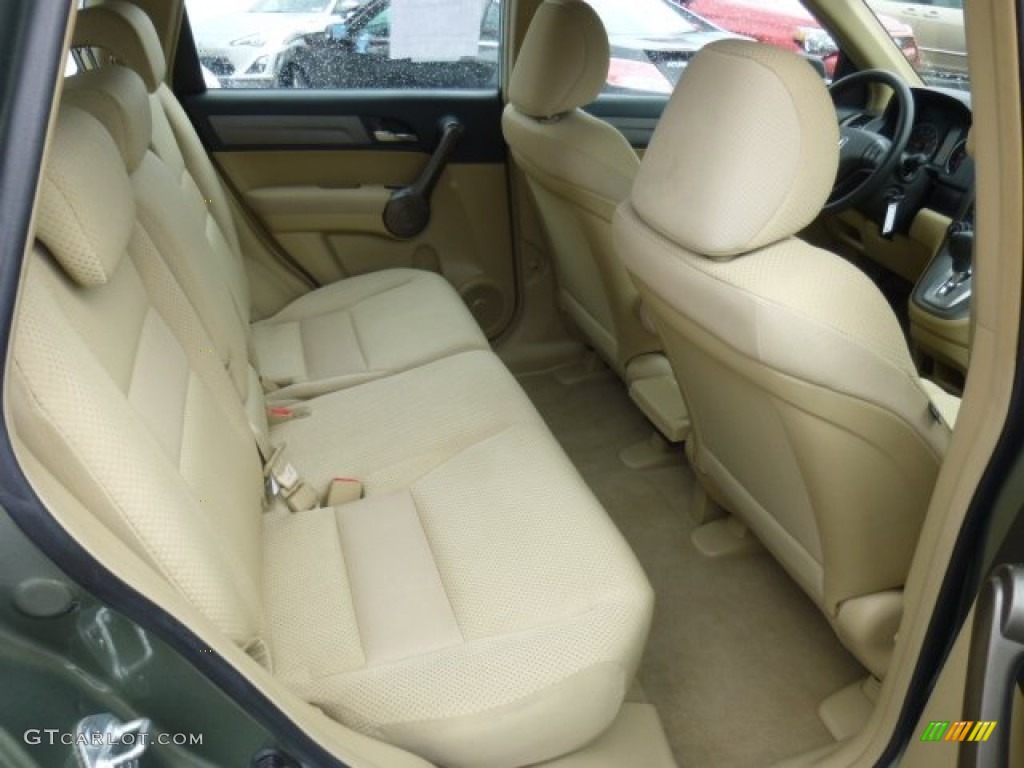 2008 CR-V LX 4WD - Green Tea Metallic / Ivory photo #12