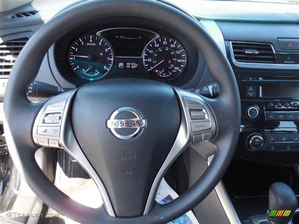 2013 Altima 2.5 S - Super Black / Charcoal photo #20
