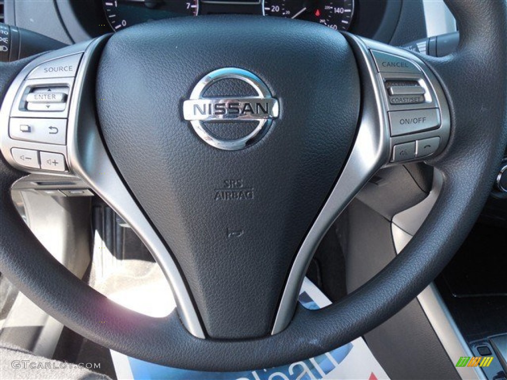 2013 Altima 2.5 S - Super Black / Charcoal photo #24