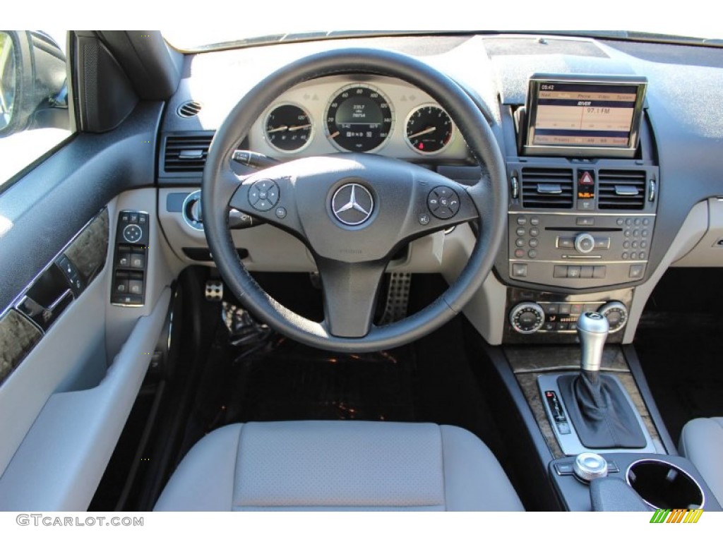 Grey/Black Interior 2008 Mercedes-Benz C 350 Sport Photo #92464129