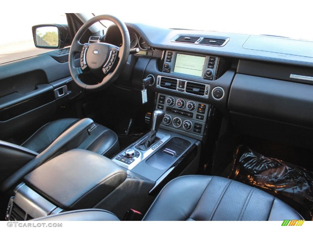 2008 Range Rover V8 Supercharged - Java Black Pearlescent / Jet Black photo #8
