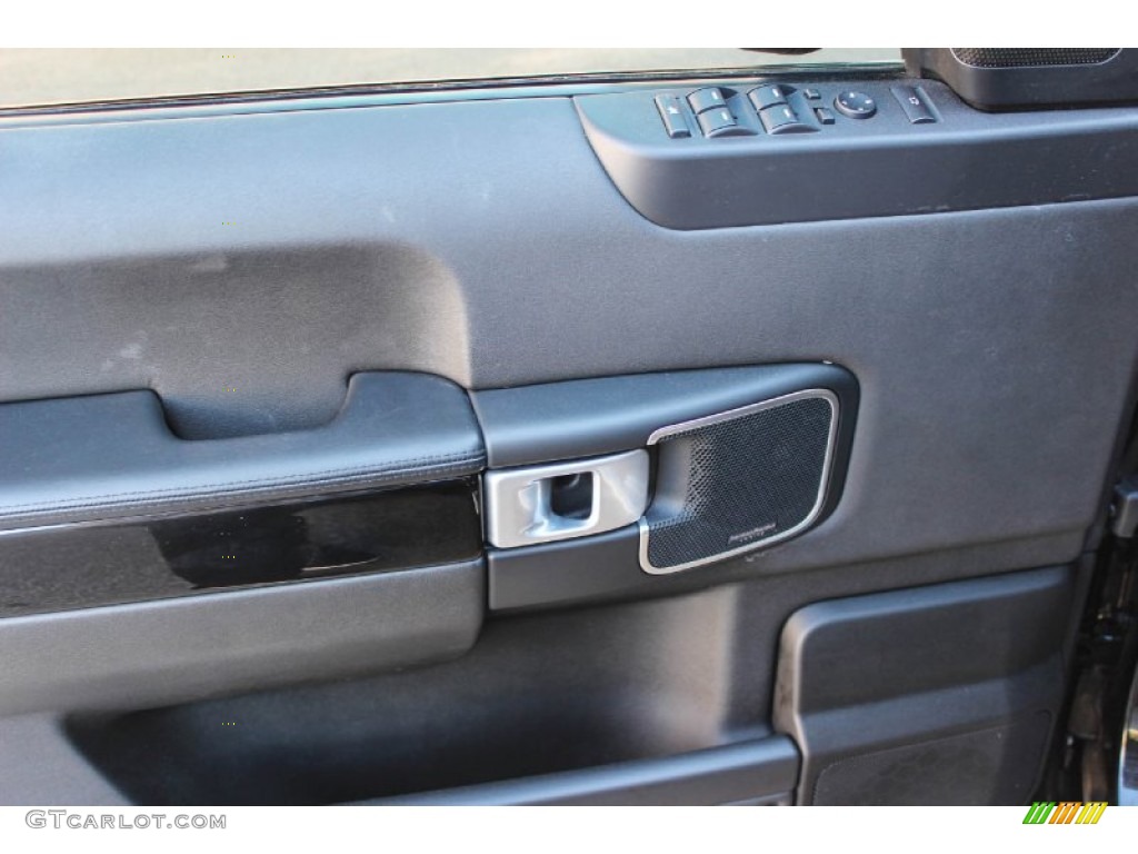 2008 Range Rover V8 Supercharged - Java Black Pearlescent / Jet Black photo #14