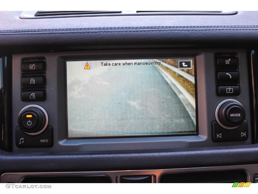 2008 Range Rover V8 Supercharged - Java Black Pearlescent / Jet Black photo #17