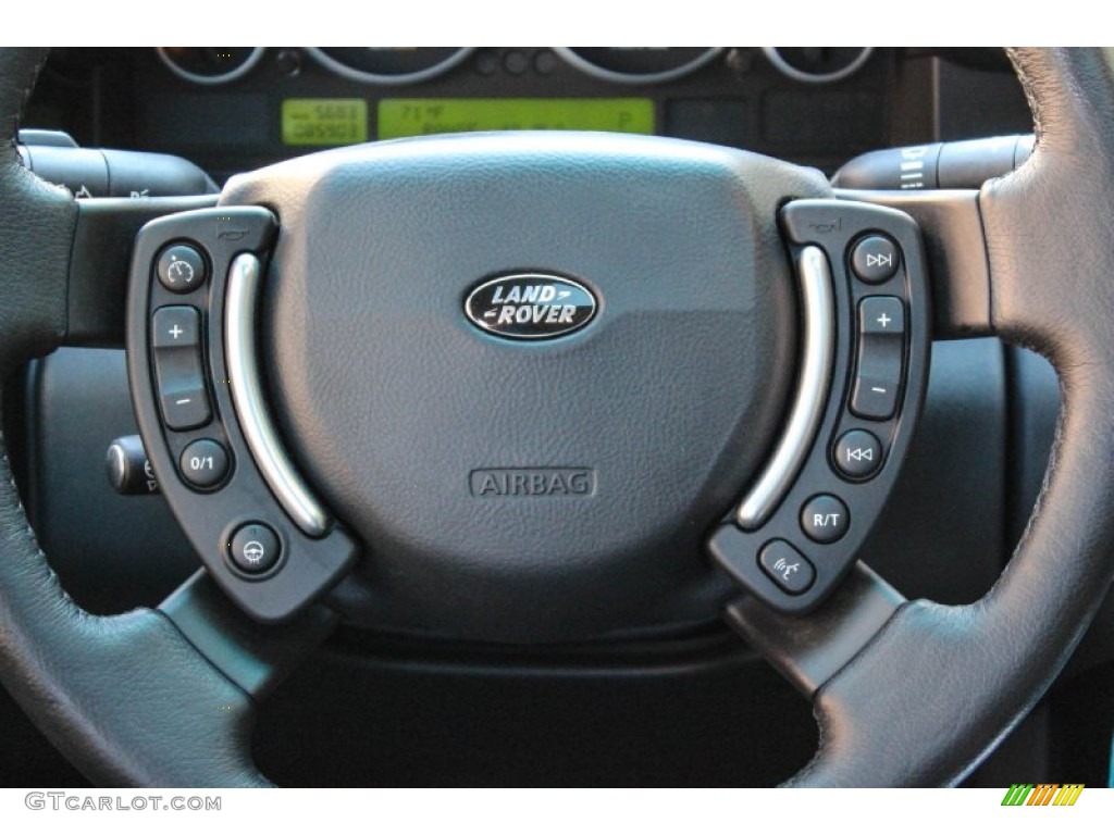 2008 Range Rover V8 Supercharged - Java Black Pearlescent / Jet Black photo #25
