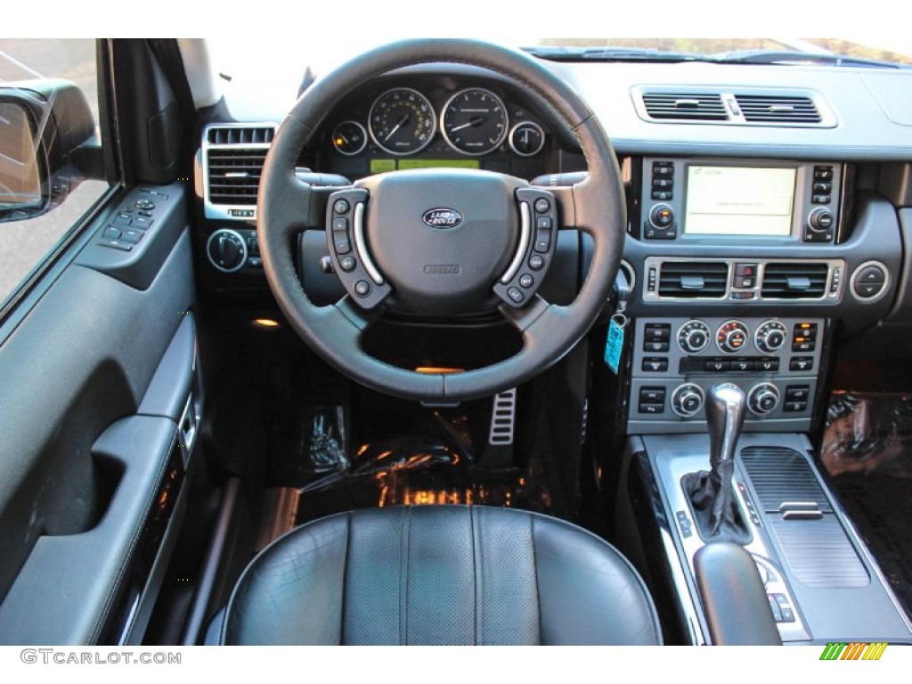 2008 Range Rover V8 Supercharged - Java Black Pearlescent / Jet Black photo #26
