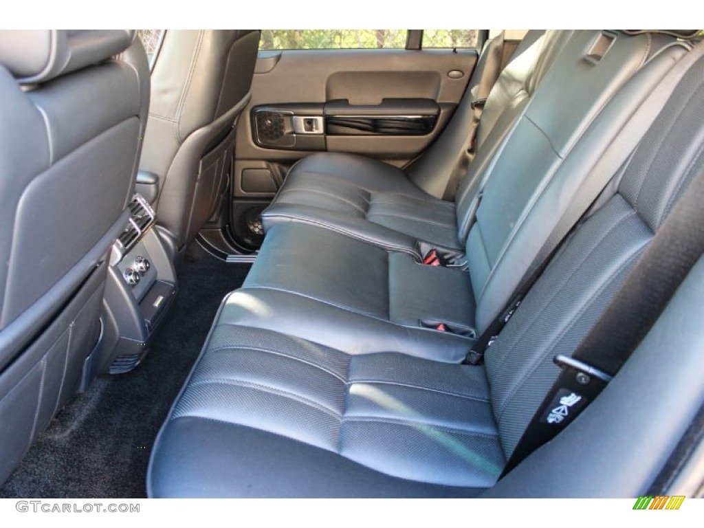 2008 Range Rover V8 Supercharged - Java Black Pearlescent / Jet Black photo #29