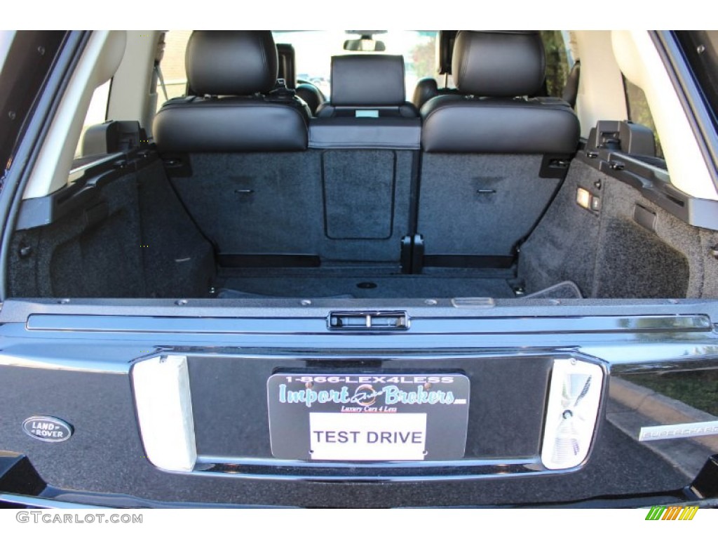 2008 Range Rover V8 Supercharged - Java Black Pearlescent / Jet Black photo #38