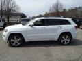 2014 Bright White Jeep Grand Cherokee Overland 4x4  photo #3